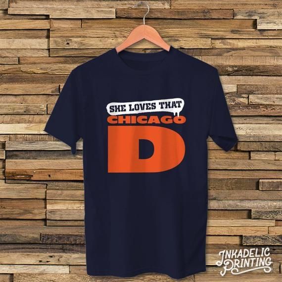 She Loves That Chicago D Shirt Chicago Bears Football Inspired Monsters Of The Midway Defense Chi 312 773 Khalil Mack Shirt