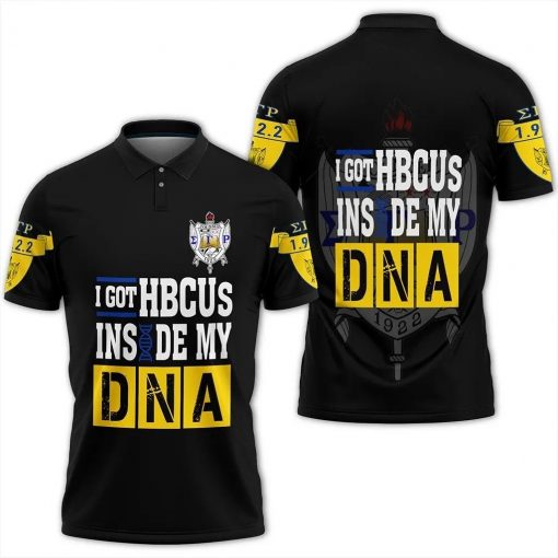 Sigma Gamma Rho 1922 Hbcus Inside My Dna Polo Shirt