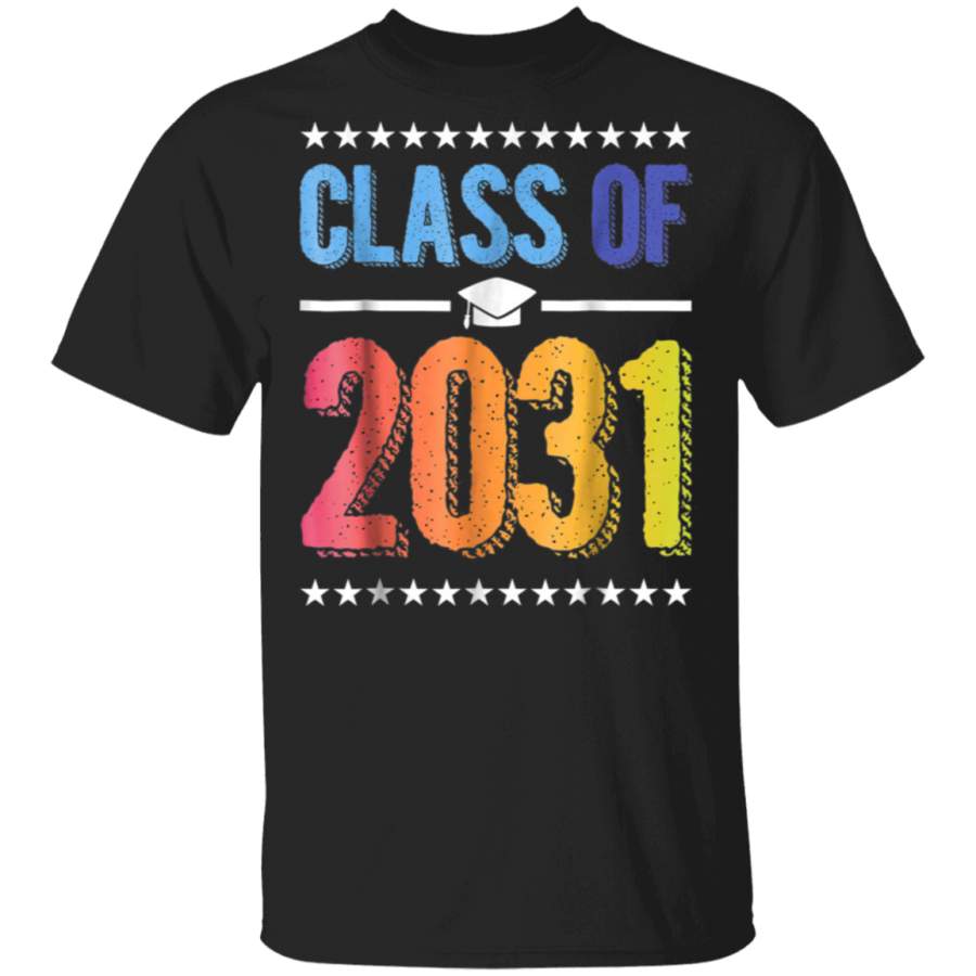 Class of 2031 T-Shirt Grow With Me First Day of School Shirt