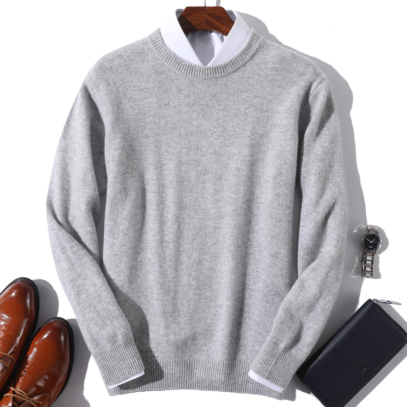 100% Cashmere Sweater Men Pullover 2022 Autumn Winter Soft Warm Jersey Hombre Jumper Pull Homme Knitted Sweaters alx