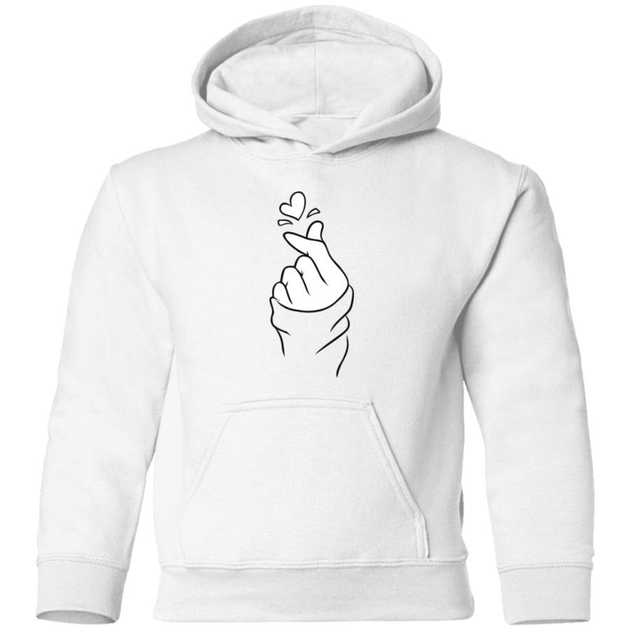 AGR Cute Heart_ Toddler Pullover Hoodie