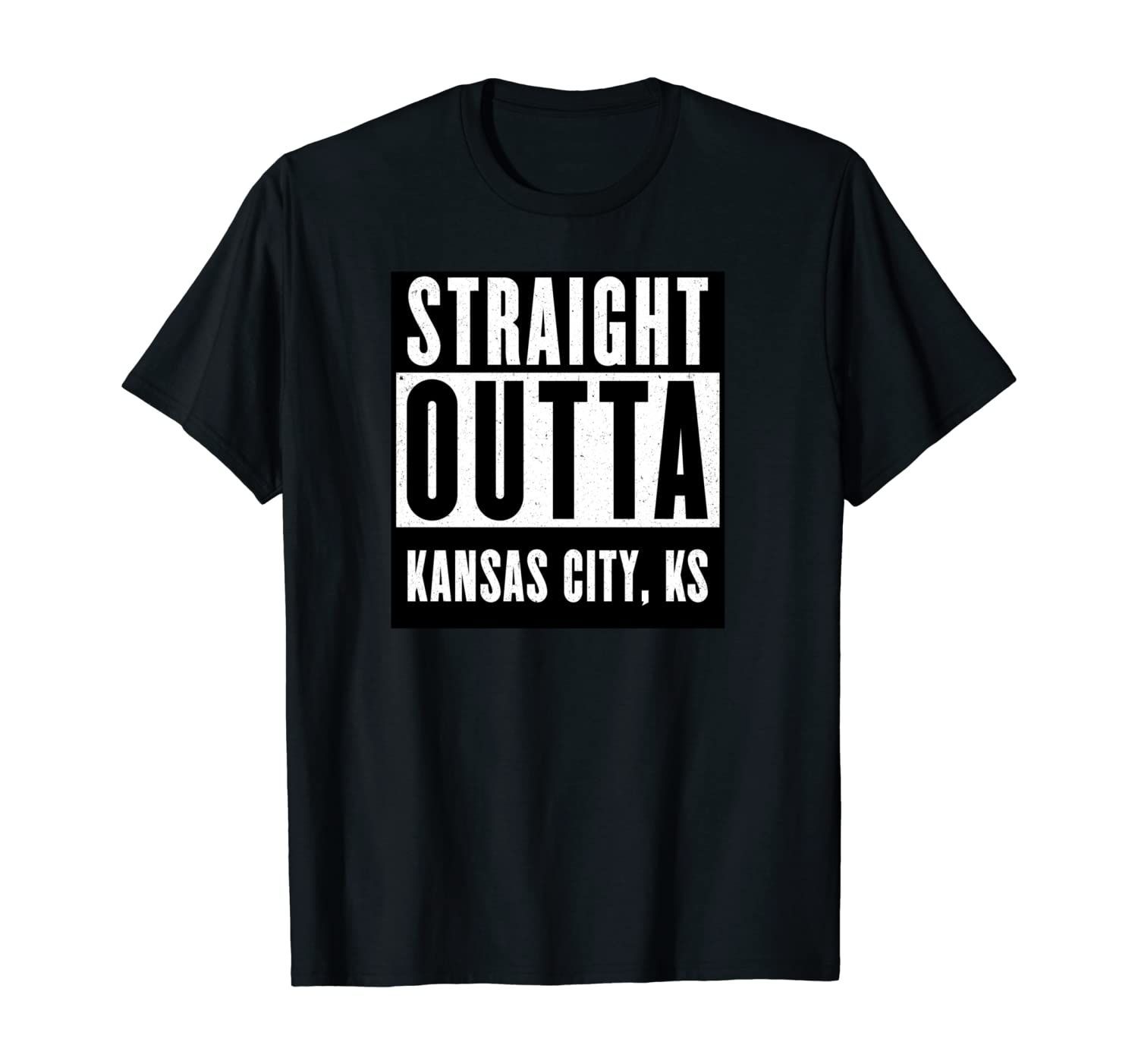 Straight Outta Kansas City T Shirt Kansas Home Tee Pullover Hoodie, T Shirt, Sweatshirt