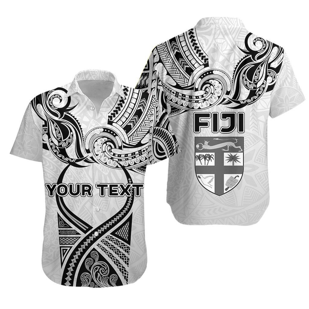 Fiji Rugby Hawaii Shirt Polynesian Waves Style Ha74701