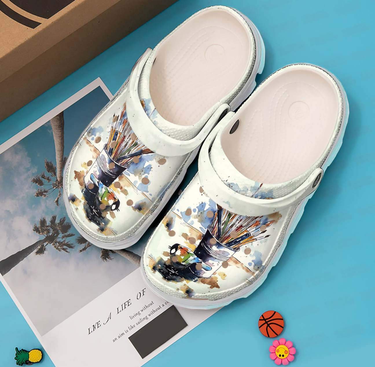 Painting Personalized Clog, Custom Name, Text, Color, Number Fashion Style For Women, Men, Kid, Print 3D Creativity Is