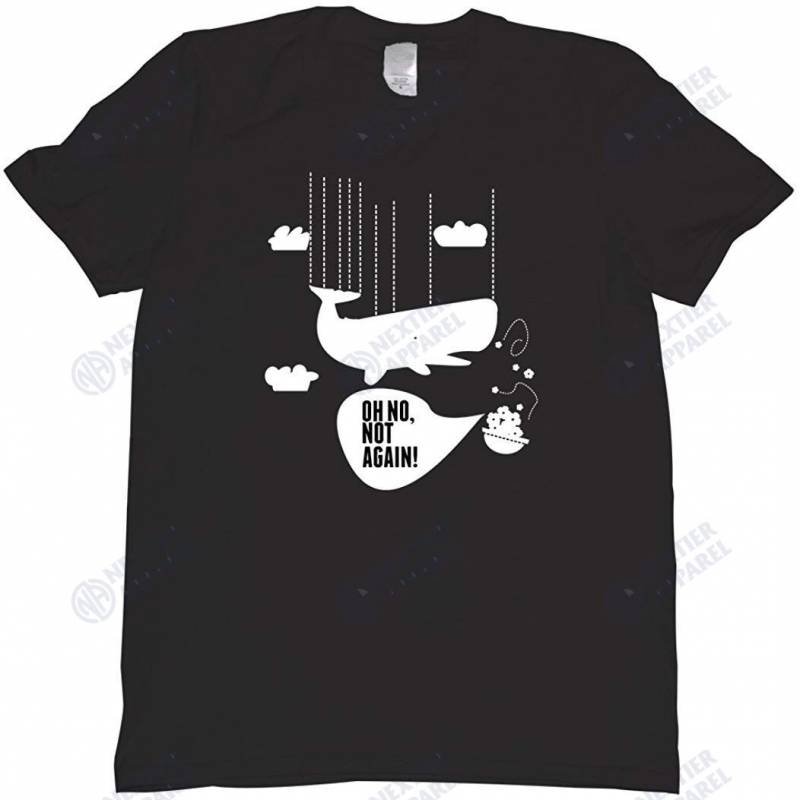 Hitchiker’s Guide To The Galaxy Whale Drops Out Of The Sky Tee Shirt