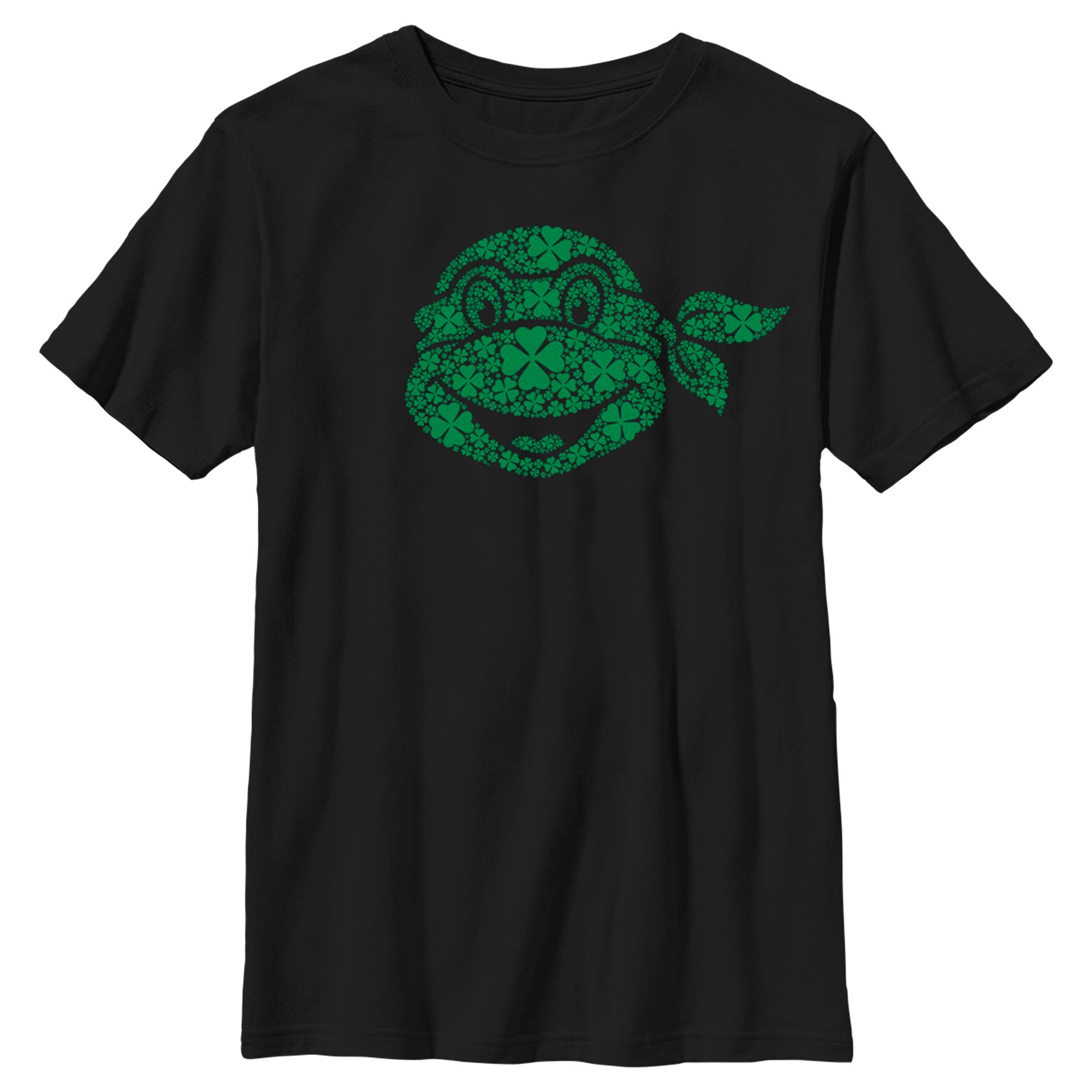 Boy’S Teenage Mutant Ninja Turtles St. Patrick’S Day Michelangelo Shamrock Fill T-Shirt