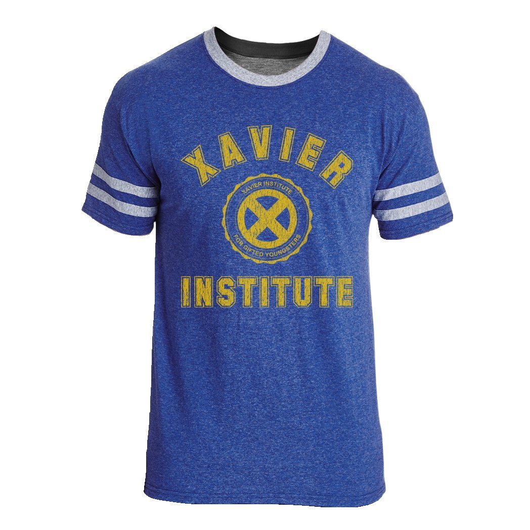 Xavier Vintage Tri-Blend Varsity Ringer Shirt