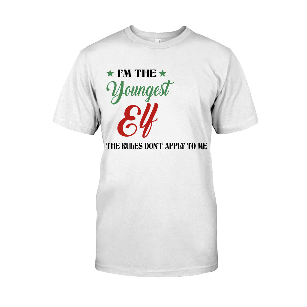 Elf Sister I’M The Oldest I Make The Rules – Personalized Christmas Sibling Shirts