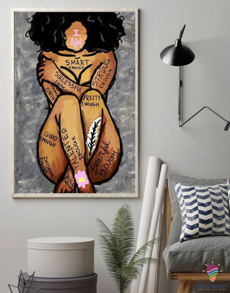 Black Women Smart Successful Strong Black Queen Black People Canvas Ch Poster Canvas Proud Of My Melanin