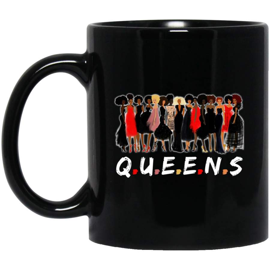 African American Coffee Mug Black Queens 11oz – 15oz Black Mug