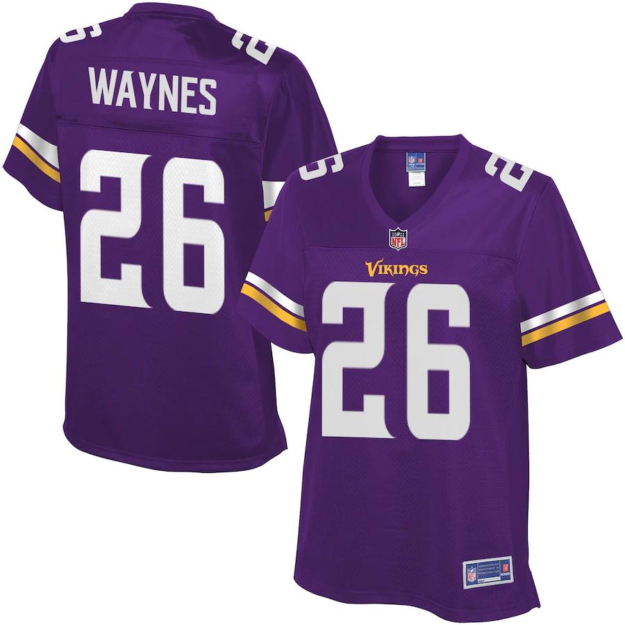 Trae Waynes Minnesota Vikings NFL Pro Line Womens Team Color Jersey – Purple