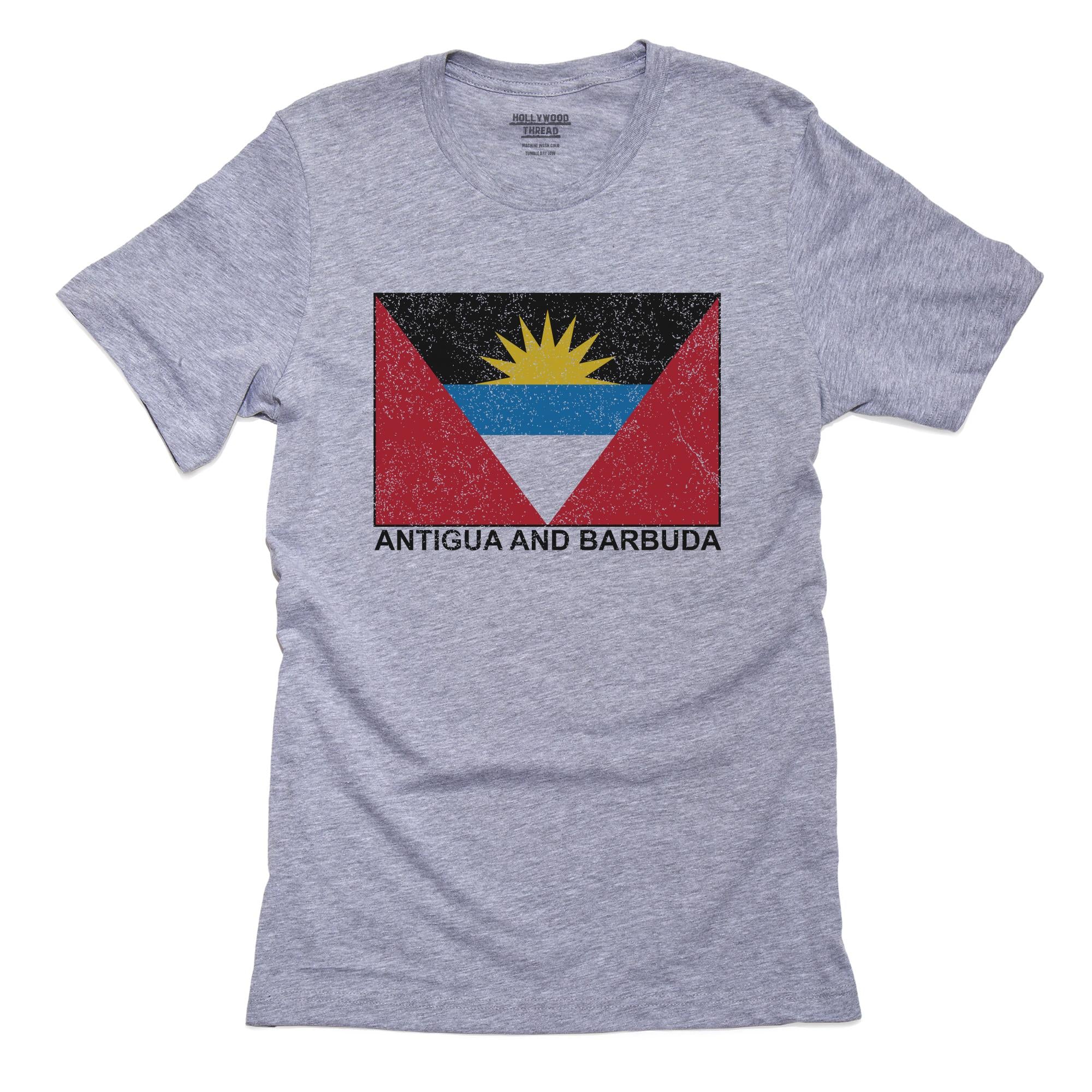 Antigua and Barbuda Flag – Special Vintage Edition T-Shirt, Framed Print, Pillow, Golf Towel