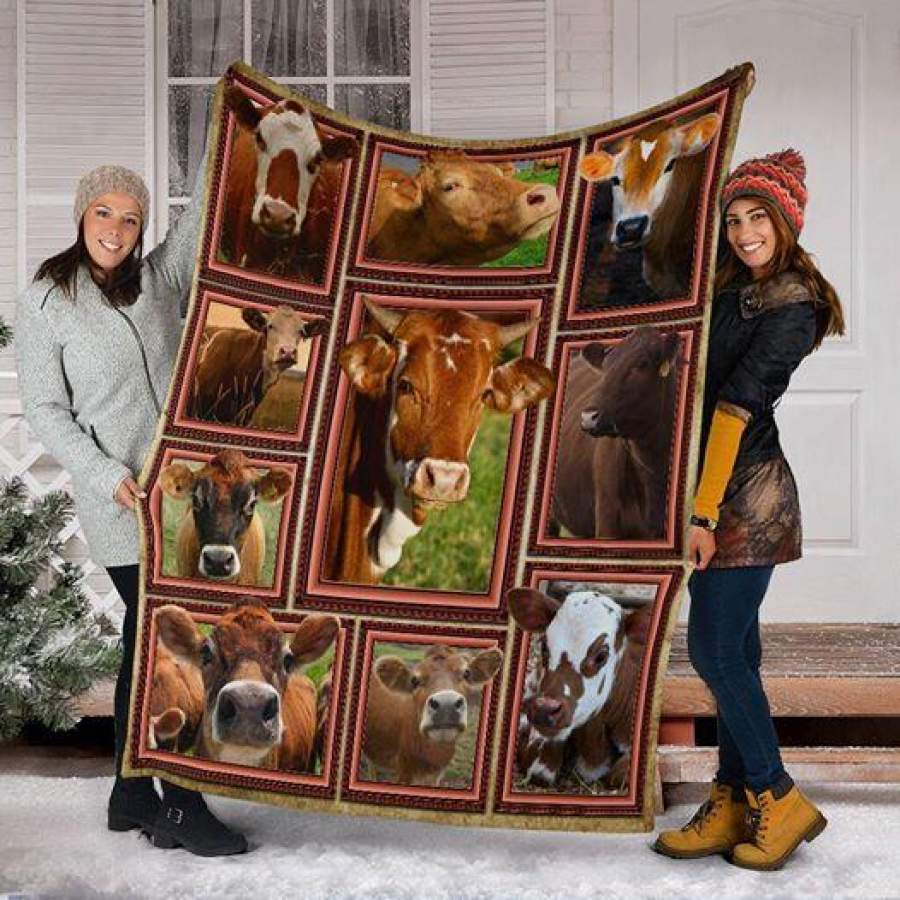 Cow Cutes Blanket Giving Cow Lovers