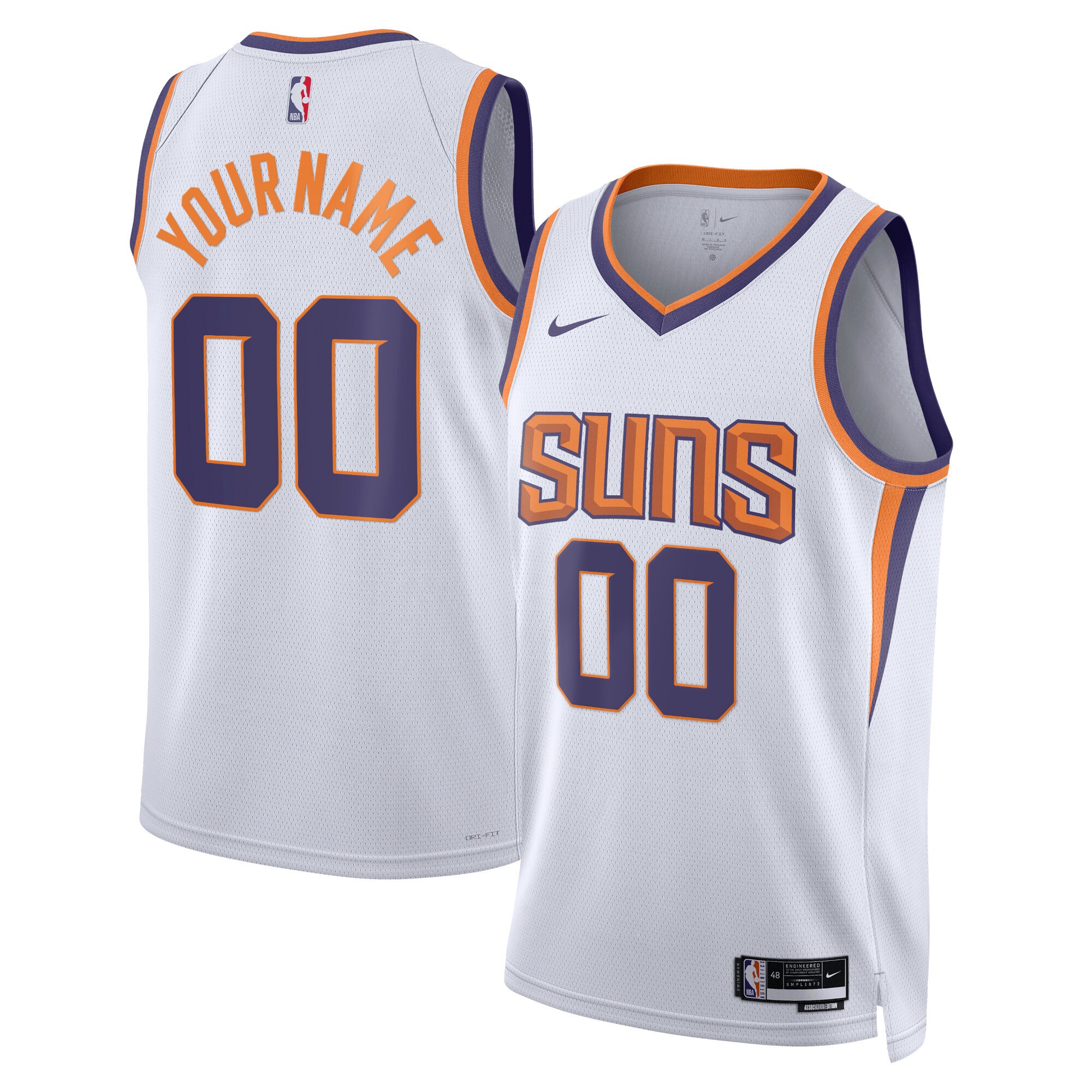 Phoenix Suns Unisex 2022/23 Swingman Custom Jersey White – Association Edition