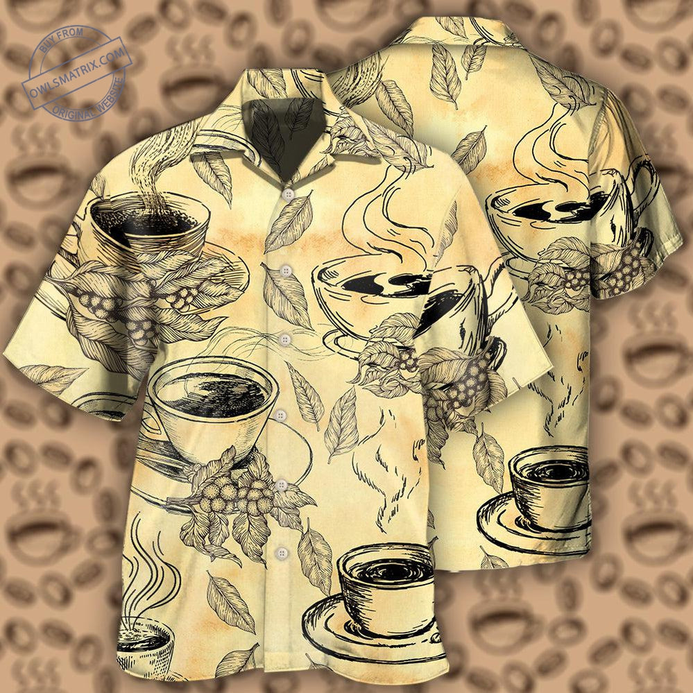 Coffee Good Morning Vintage Life Hawaii Shirt Ha59473