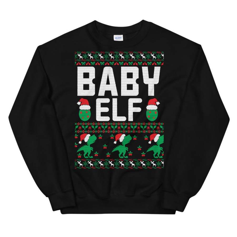 Baby Elf Christmas Ugly Sweater Party Unisex Sweatshirt