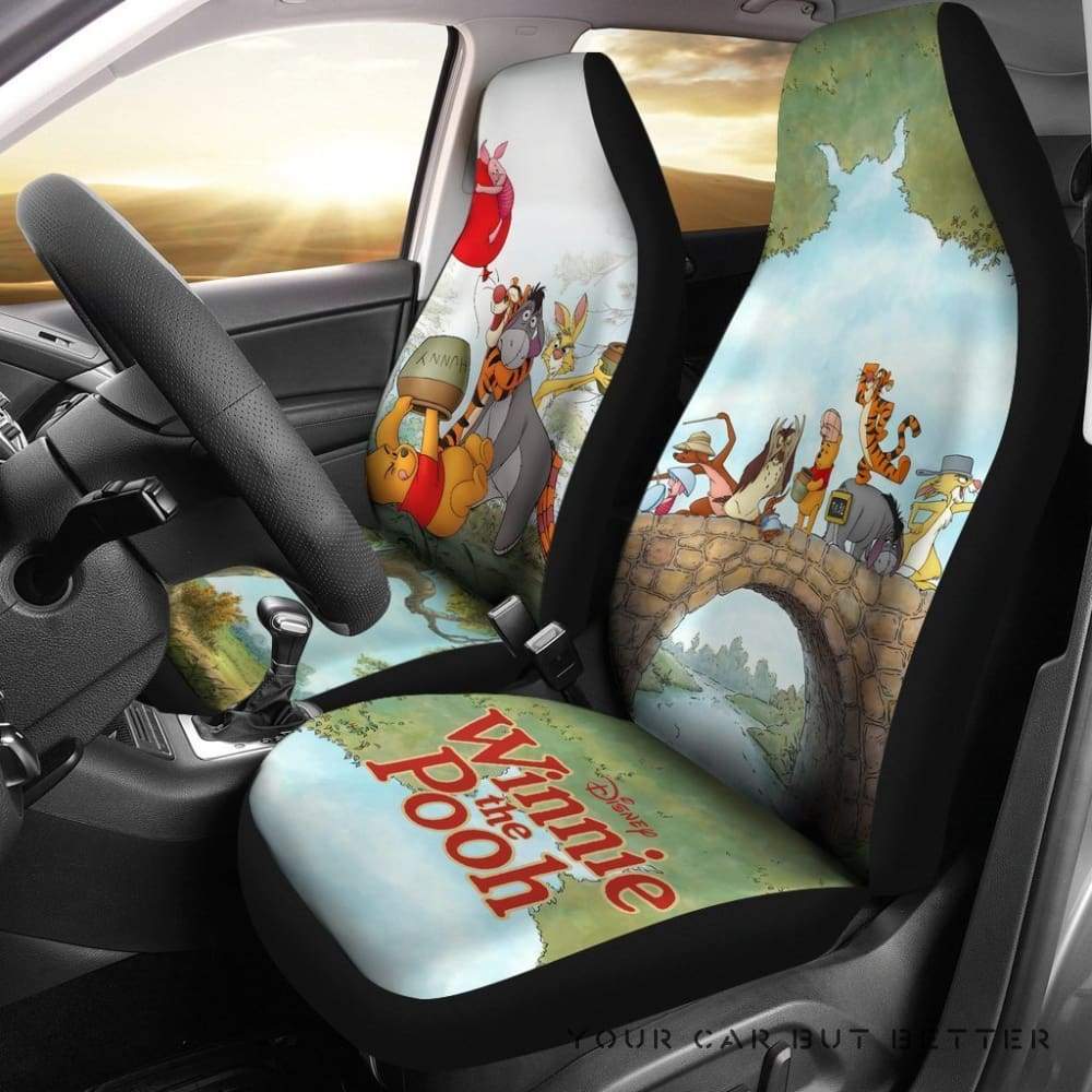 Pooh & Friends Disney Winnie The Pooh Car Seat Covers For Fan Lt04 205621