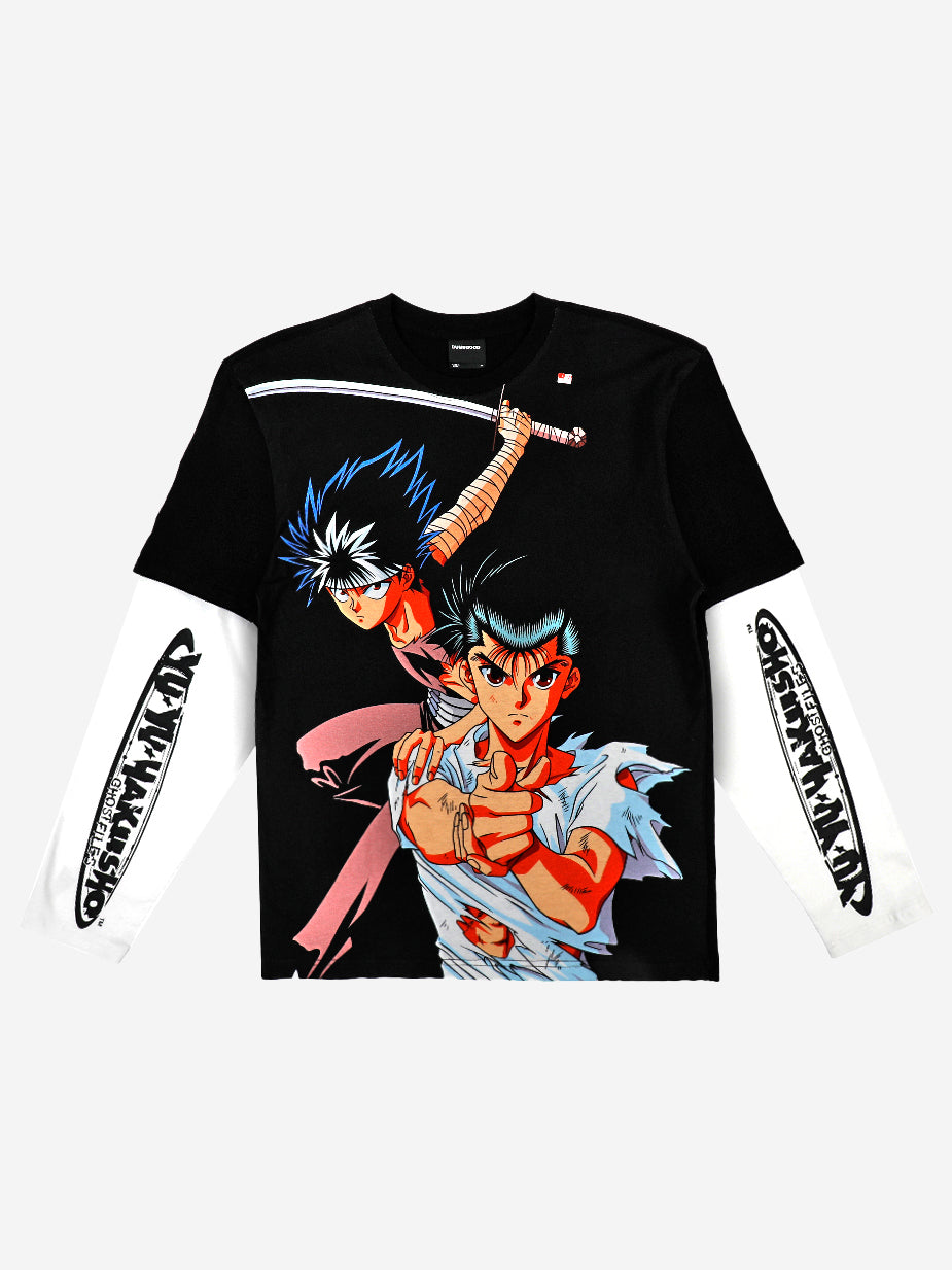 Yusuke & Hiei Layered Long Sleeve