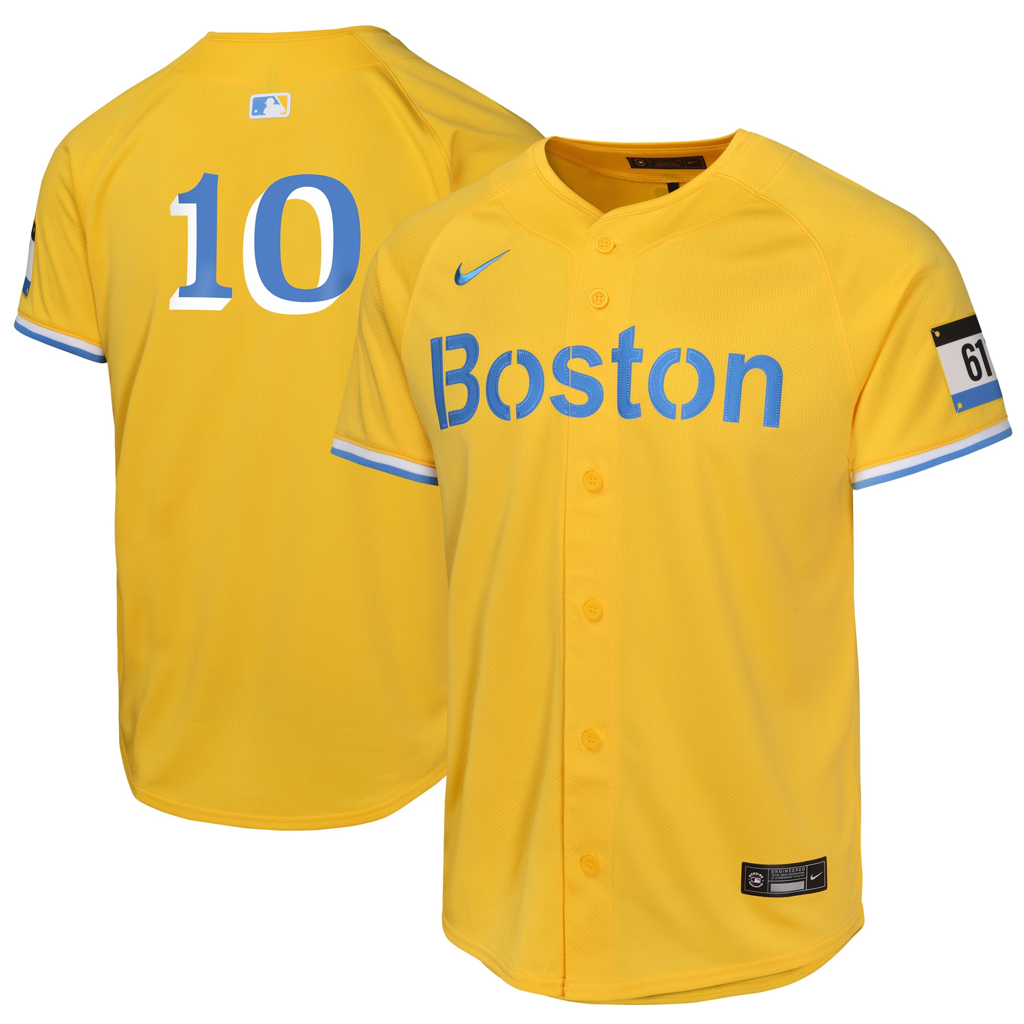 Trevor Story Boston Red Sox Youth City Connect Limited Player Jersey – Gold