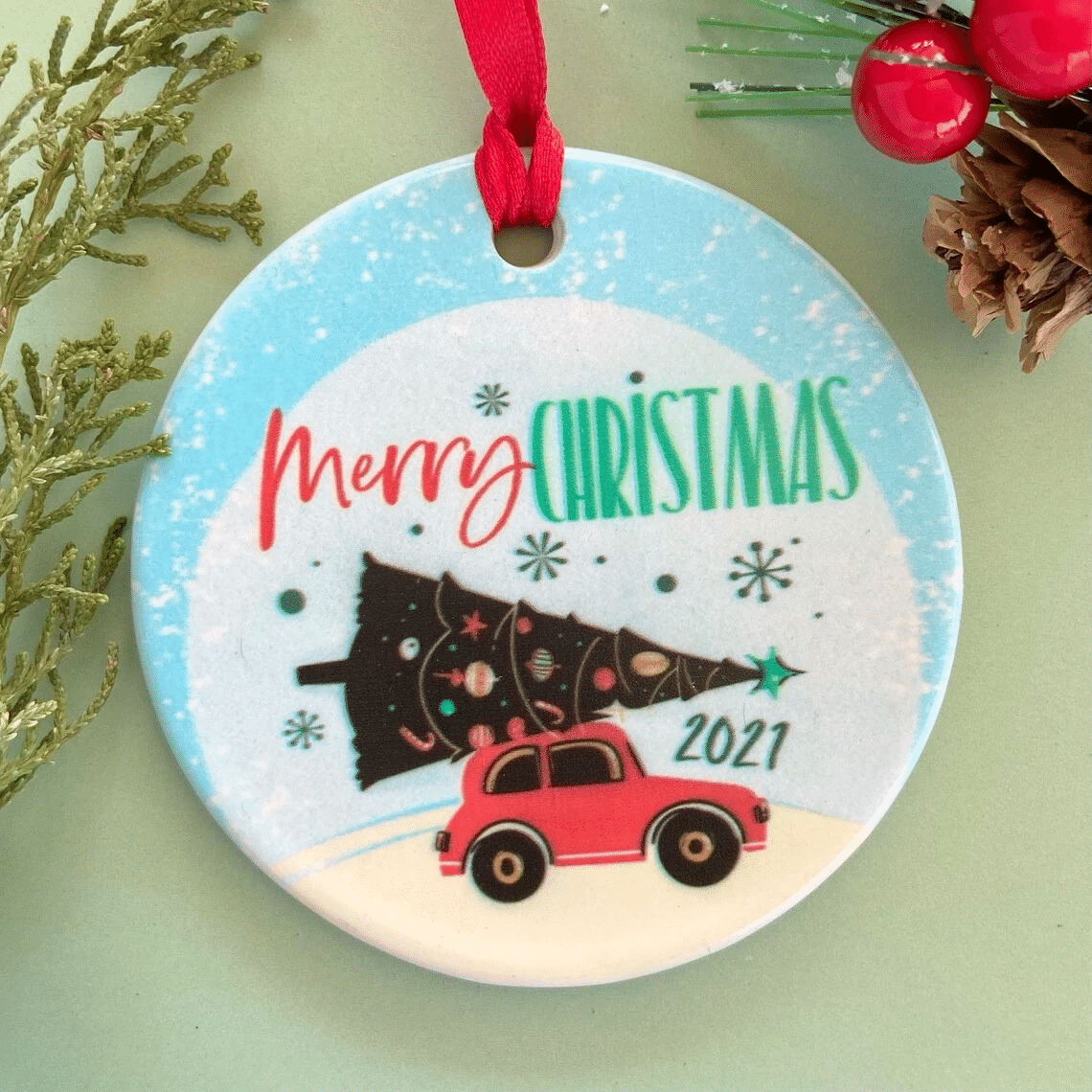 [Personalized Name & Number] Christmas Ornament, Christmas Tree Decoration, Christmas Home Decor 13