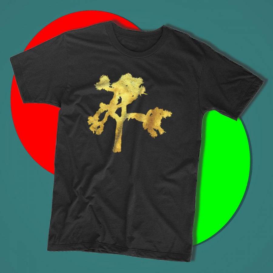 U2 Joshua Tree Logo Gold Men’S T Shirt