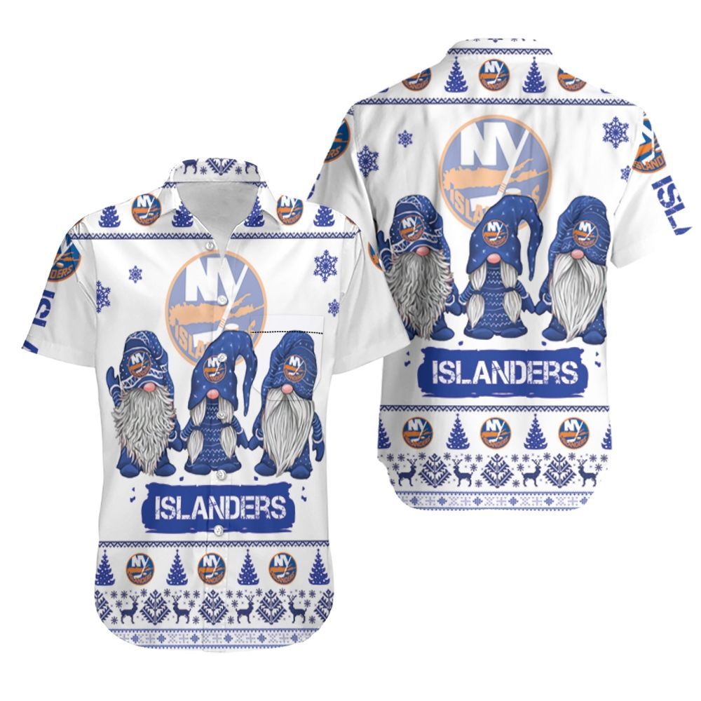 Christmas Gnomes New York Islanders Ugly Sweatshirt Hawaii Shirt Ha84972