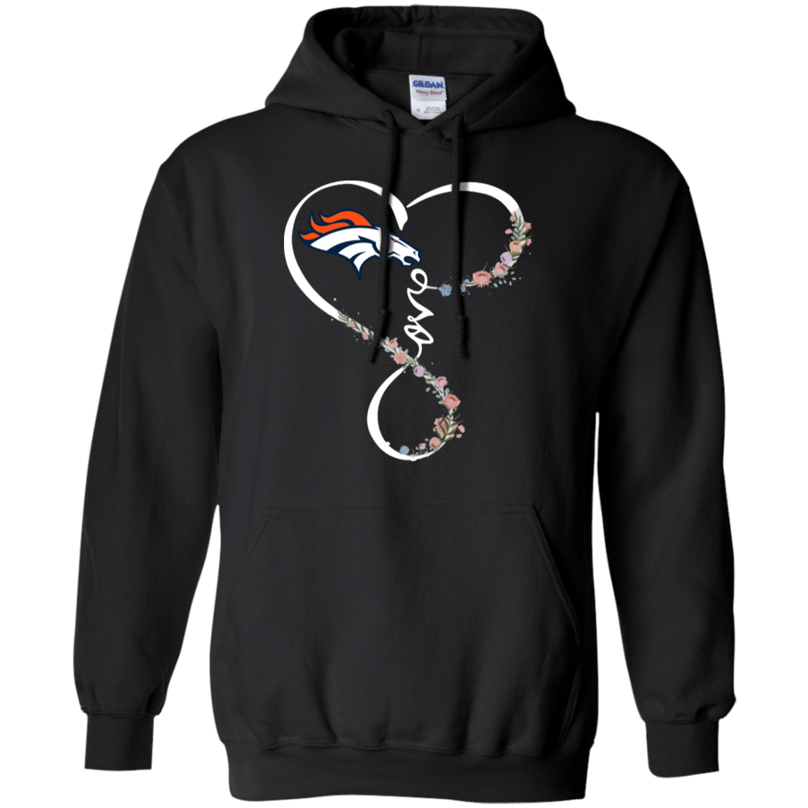 Denver Broncos Love shirt Hoodie