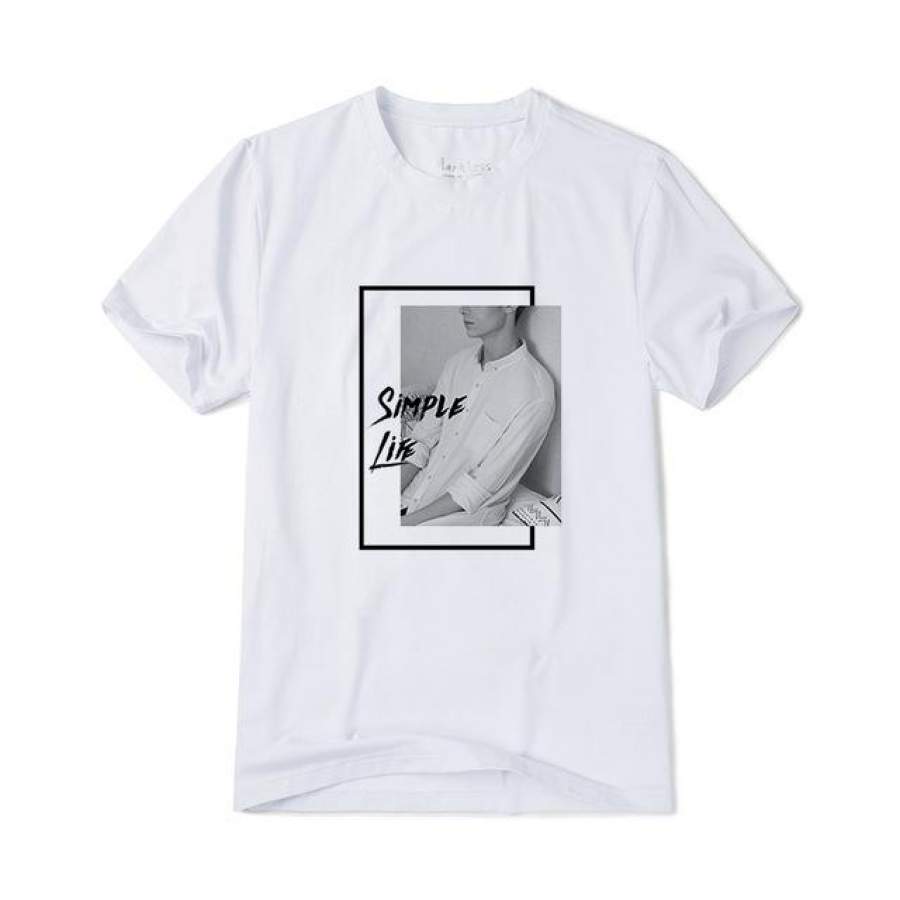 Summer T Shirt Men O neck Short Sleeve Cotton Male Casual Print T shirt