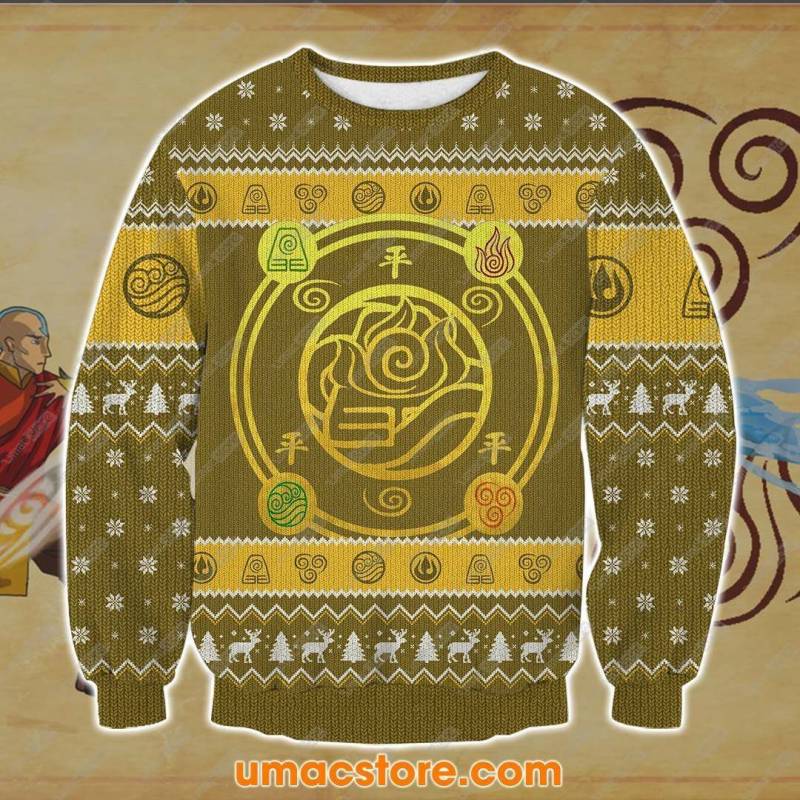 Avatar The Last Airbender 0711 3D Print Ugly Christmas Sweatshirt