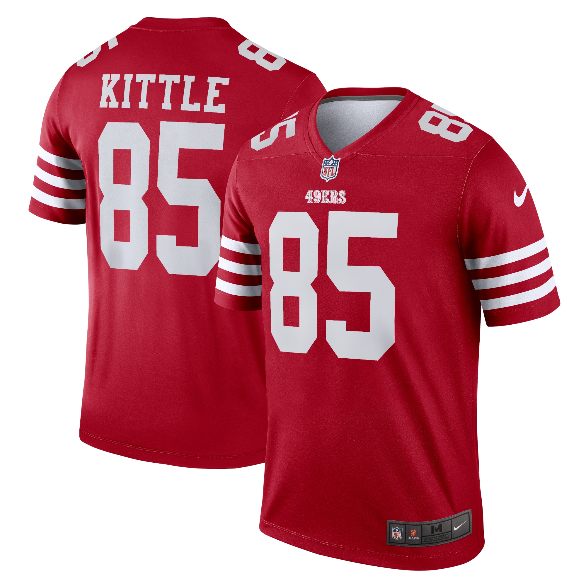 Men’s San Francisco 49ers George Kittle Scarlet Legend Jersey