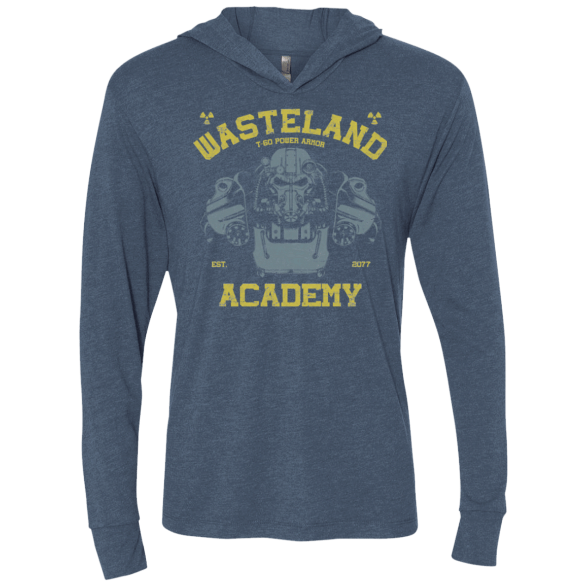 T-60 Series Triblend Long Sleeve Hoodie Tee