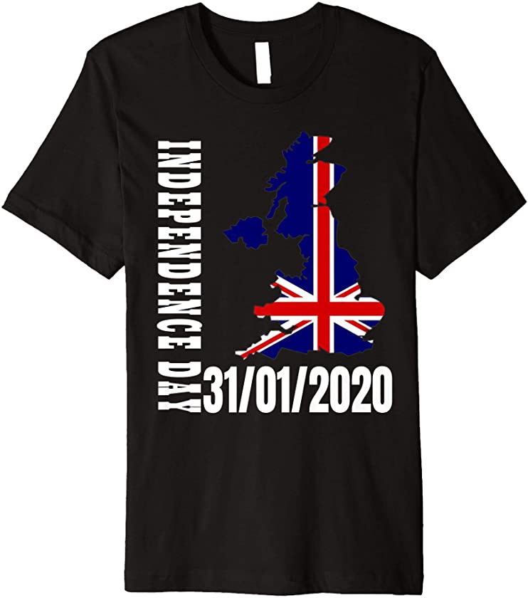 Brexit Party Shirt British Independence Day Vintage UK Flag Premium T-Shirt