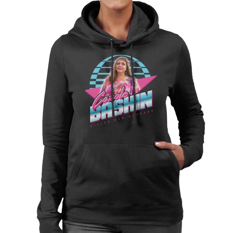 Carole Baskin Tiger King 80s Retro Women’s Hooded Sweatshirt