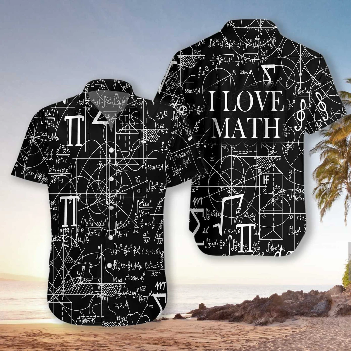 I Love Math Hawaii Shirt Unisex Adult Ha34695