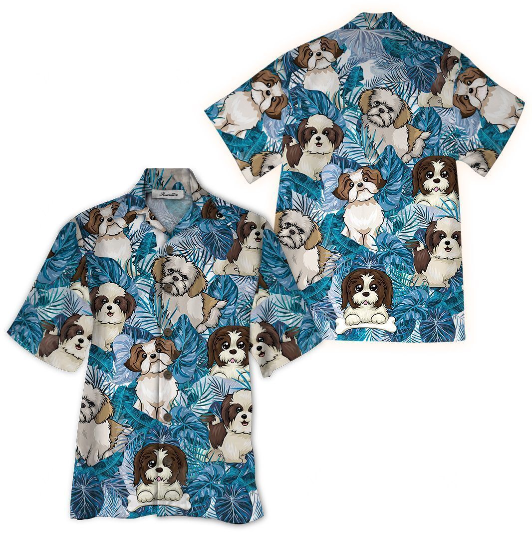 Hawaii Shirt Blue Tropical Ha87887