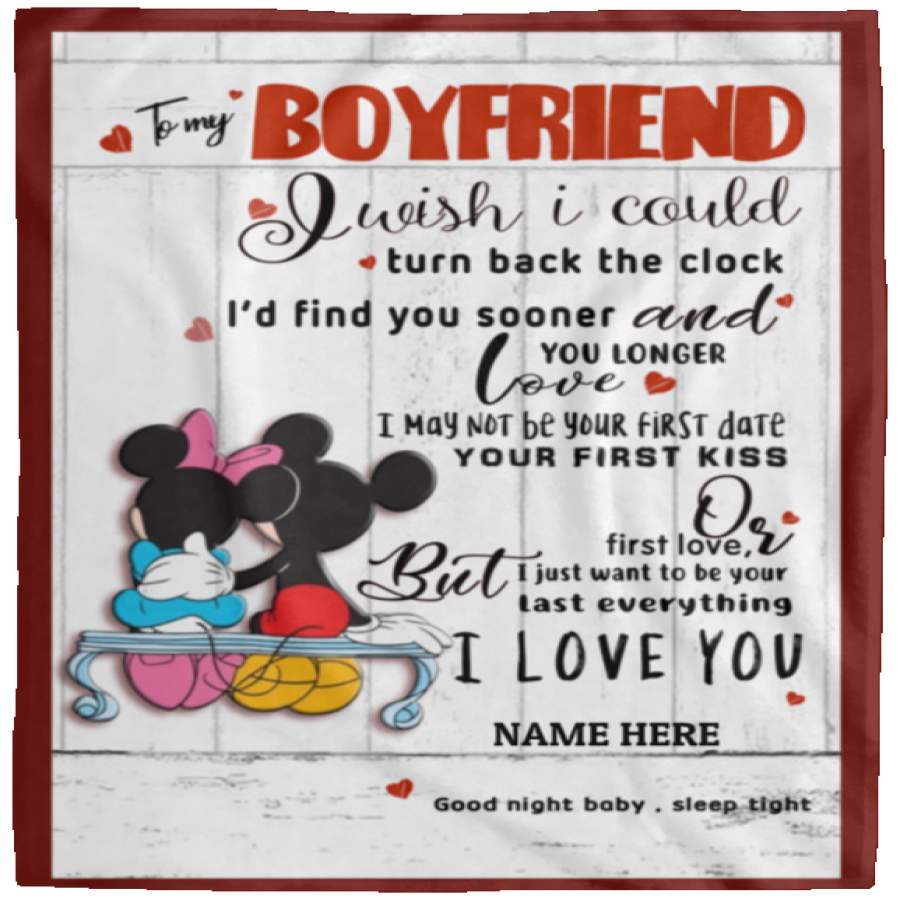 To My Boyfriend – MIC Customized Blanket