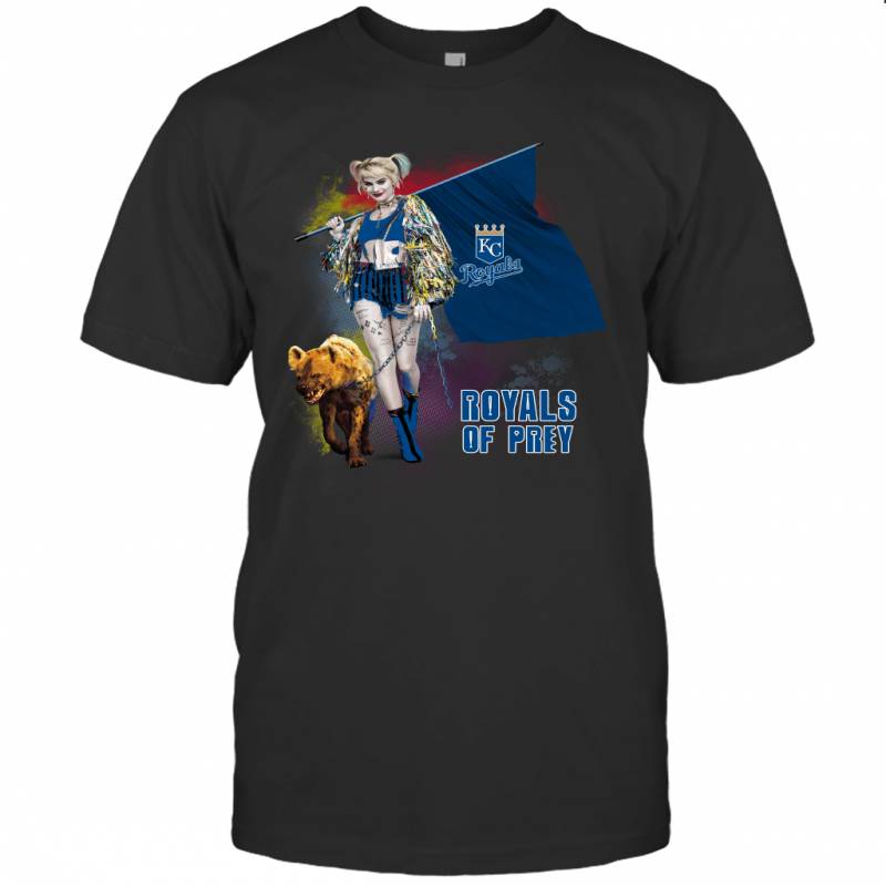 Harley Quinn flag Kansas City Royals Of Prey T-Shirt