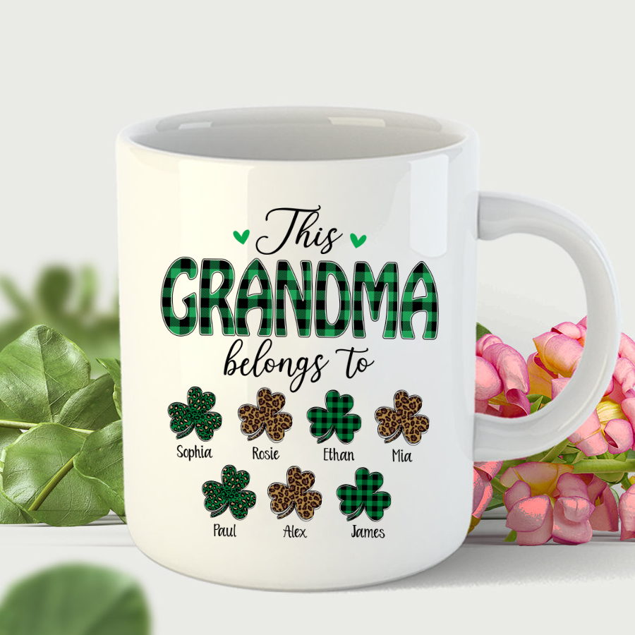 Personalized This Grandma Belong To Patrick’S Day Mug