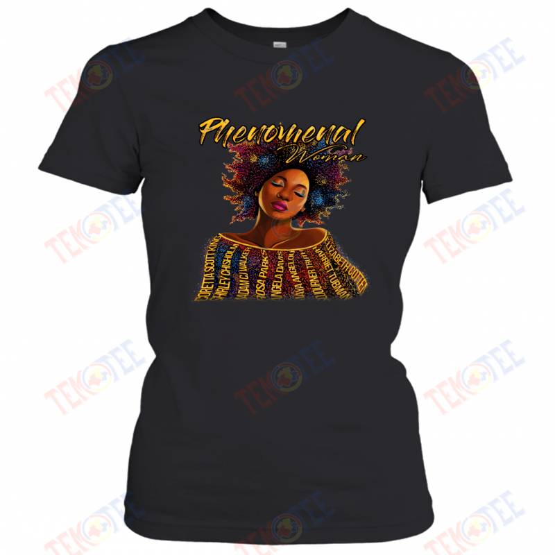 Temotee Phenomenal Women African American Pro Black Pride TMT658