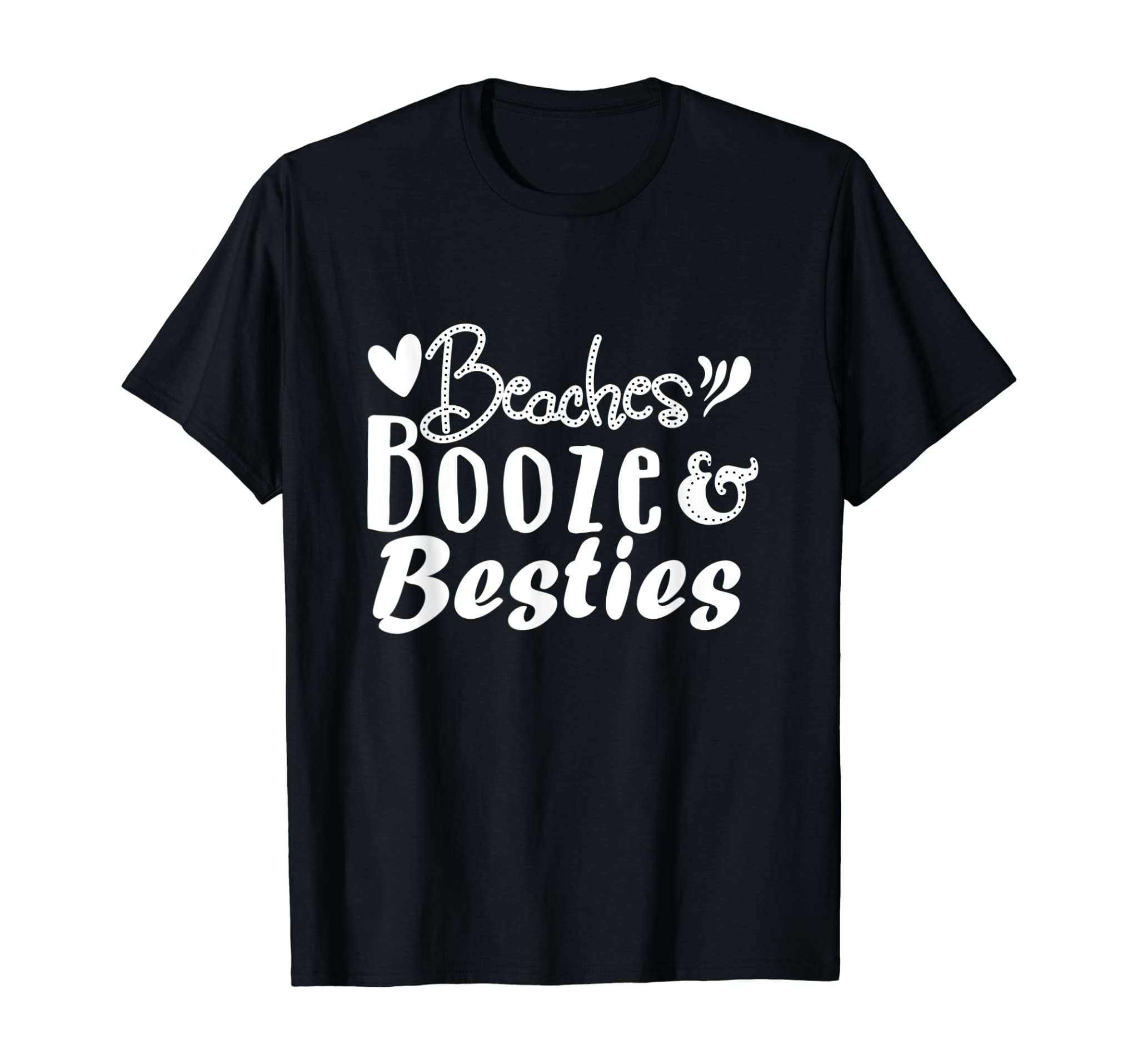 Beaches Booze And Besties Bachelorette Summer Beach Matching T-Shirt