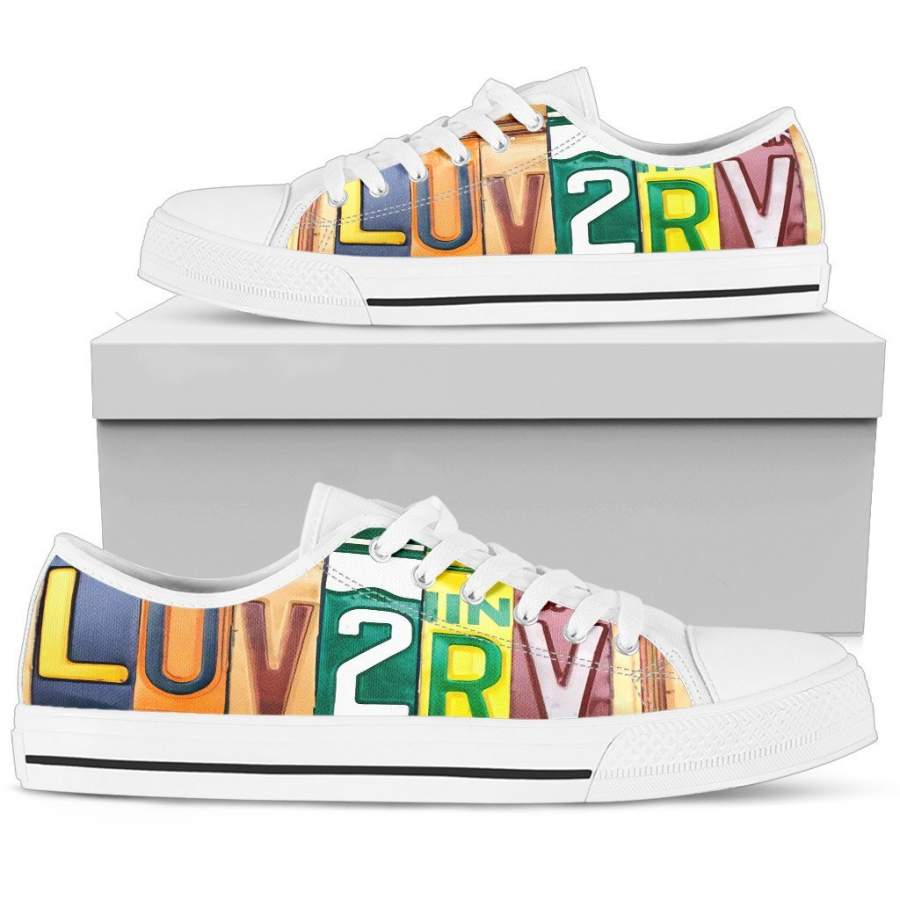 Love To RV Low Top Sneakers for Women – Fit Fit Apparel