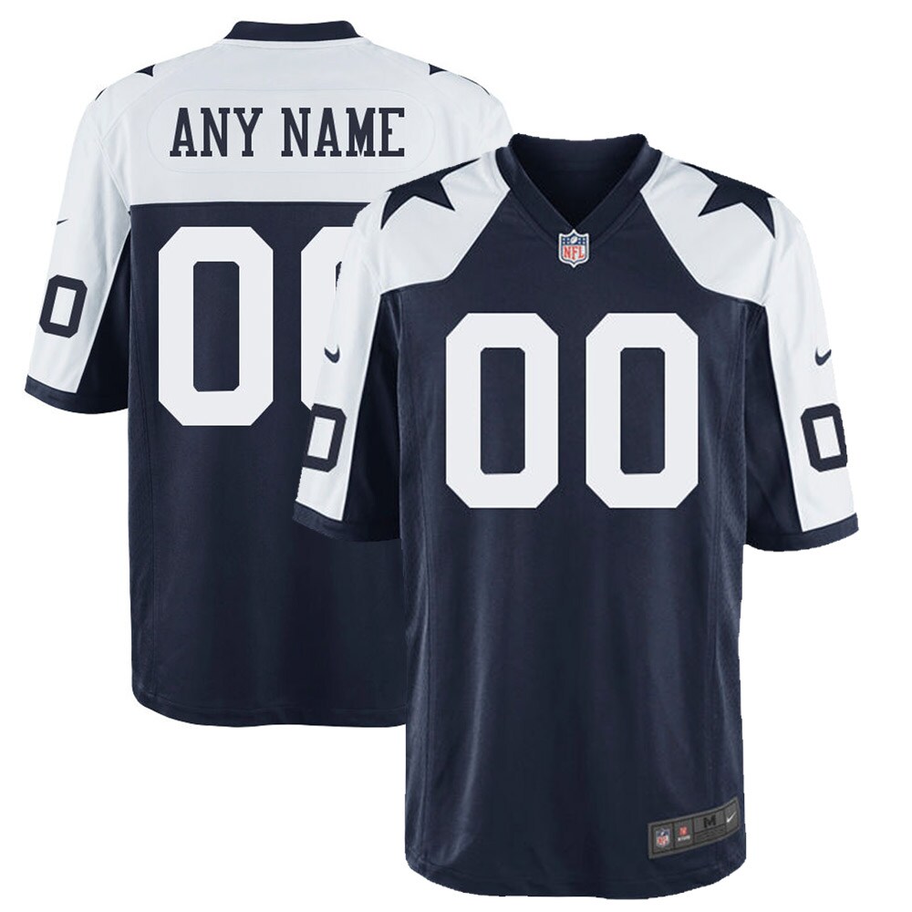 Youth Dallas Cowboys Customized Alternate Game Jersey