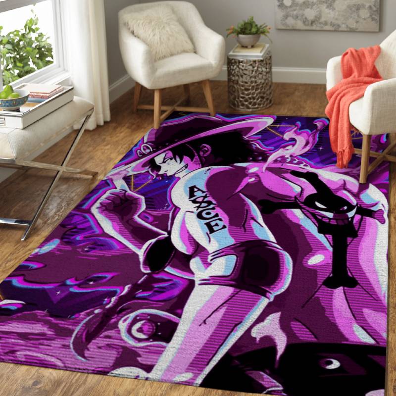 Ace One Piece Captain Anime Art Area Rug – Carpet