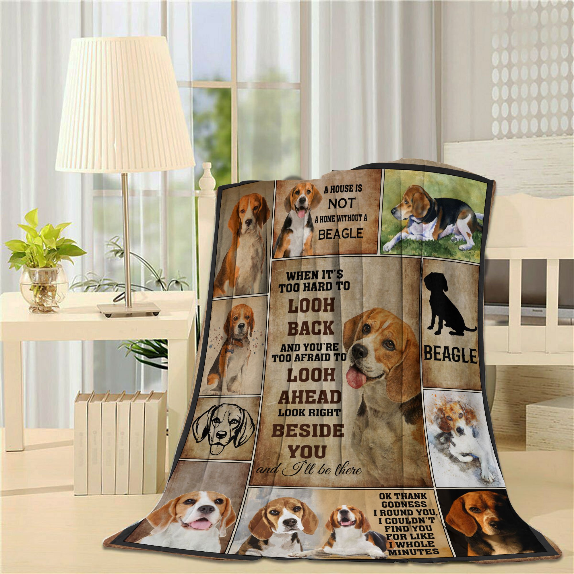 Beagle Dog Cute Puppy – Gift For Dog Owner Pet Lover Sherpa Blanket