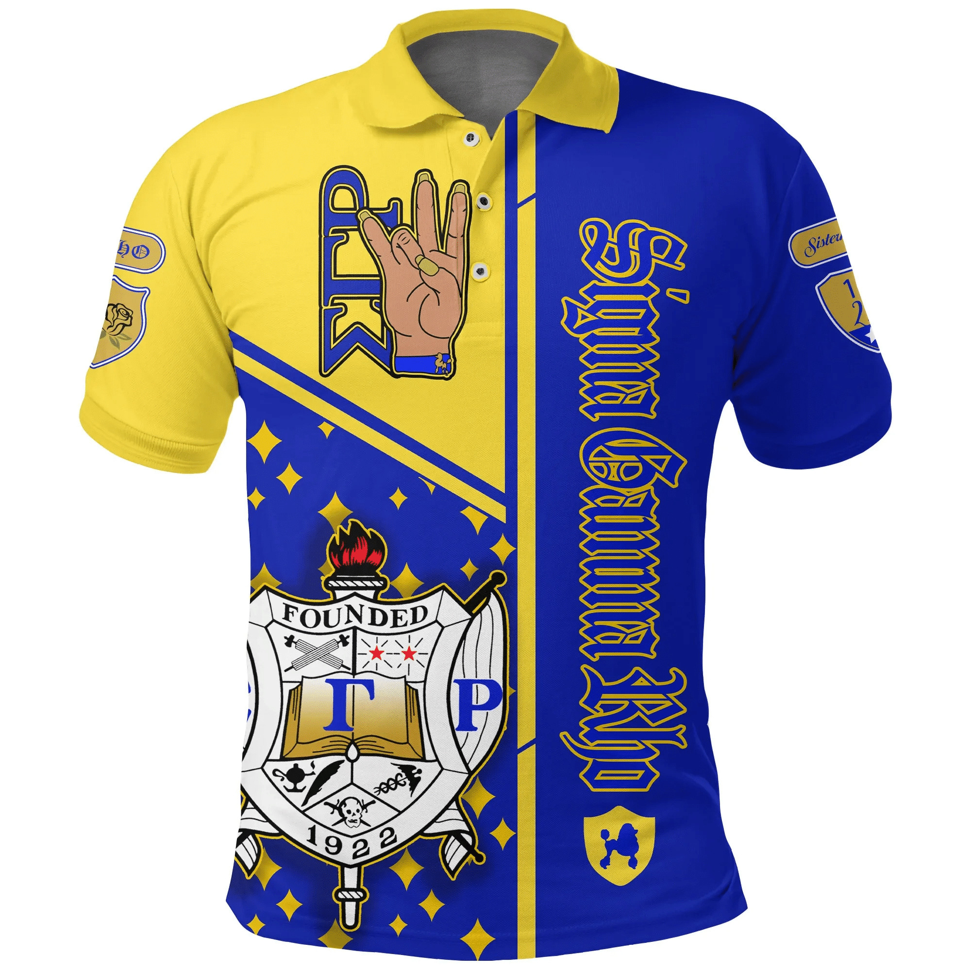 Sorority Polo – Sigma Gamma Rho Hand Sign Polo Shirt