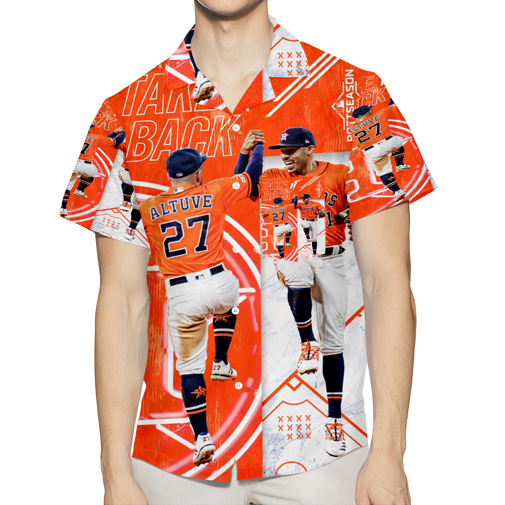 Houston Astros Team Take Back 3D All Over Print Summer Beach Hawaiian Shirt With Pocket