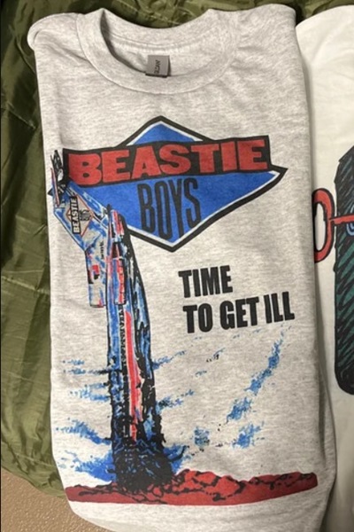 Beasties Boys 90 s Graphic Band Airplane Jet Time To Get Ill Shirt Outfit