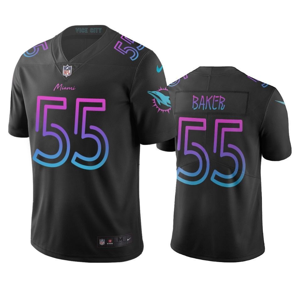 Dolphins Jerome Baker Black City Edition Jersey