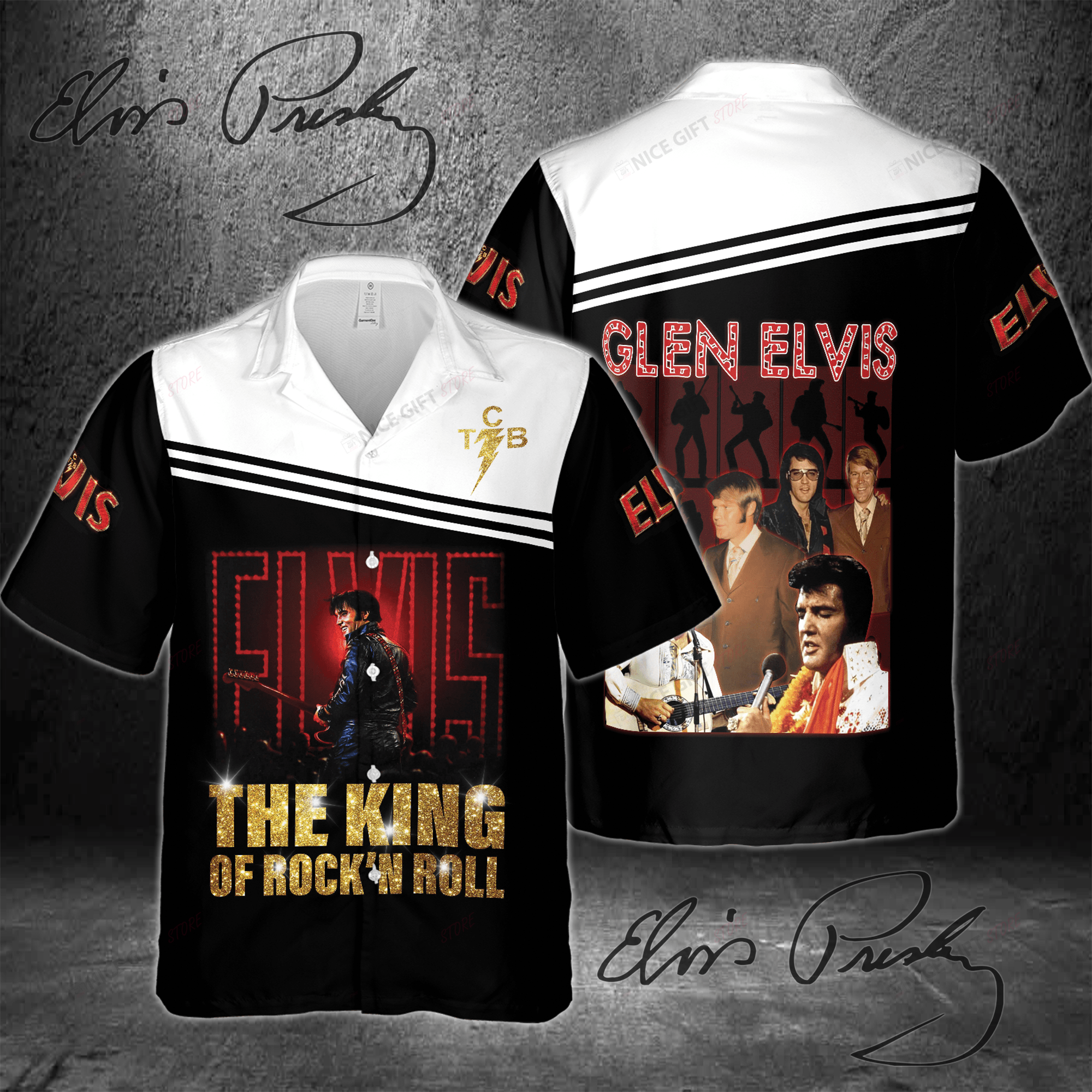 Glen Elvis Hawaiian 3D Shirt 3Hs-S9K2