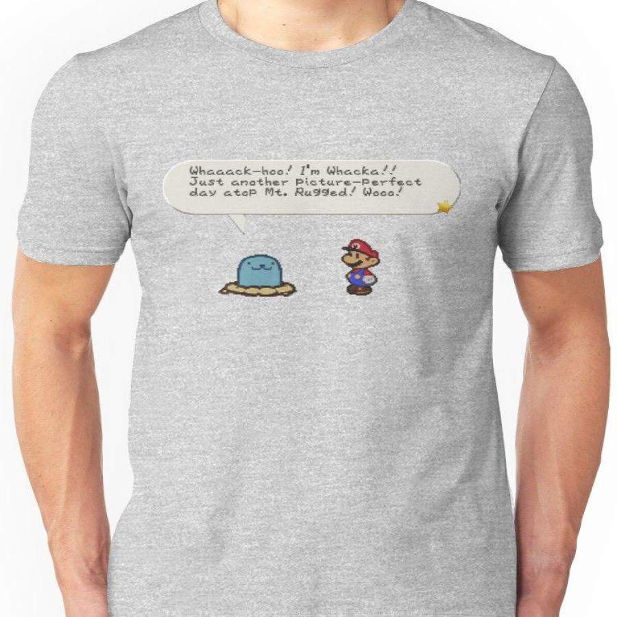 Paper Mario Whacka Dialogue Unisex T-Shirt